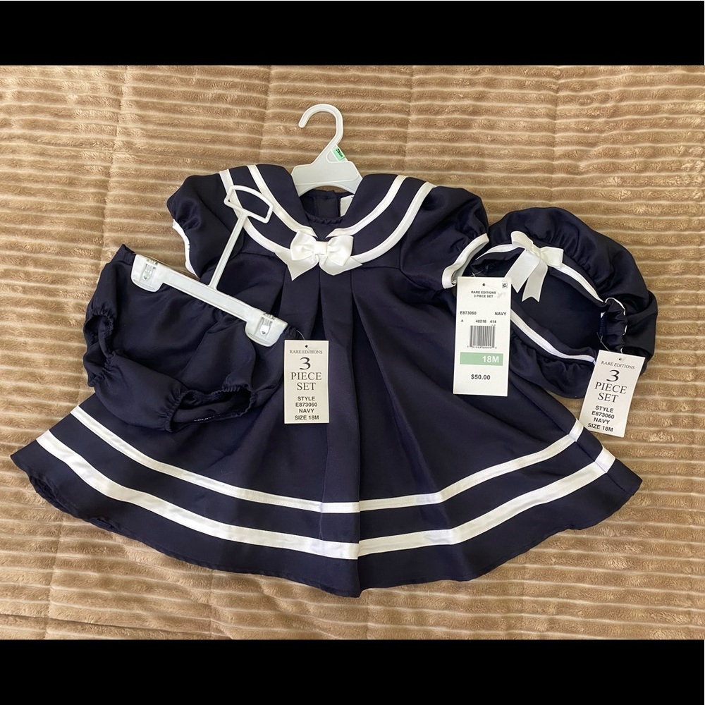 New Rare Editions 3 piece set 18 months